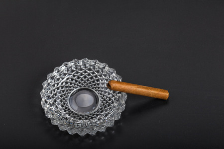 Cigar and ashtray storyの写真素材