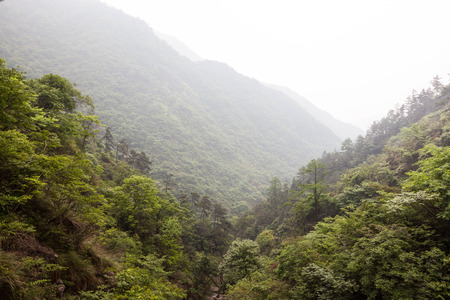Zhejiang Qingliangfeng Nature mountainの写真素材