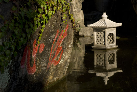 Prayer pondの写真素材