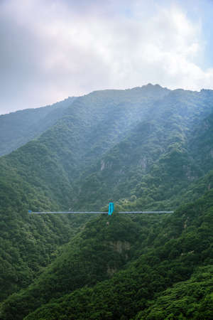 Beijing mountain bairui valley and gushan valleyの写真素材