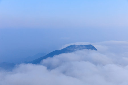 cloud sea of baihua mountain of Beijing China