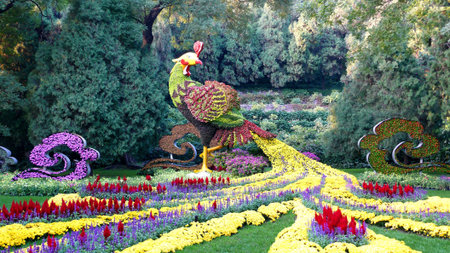 Flowers background Flowers phenixの写真素材