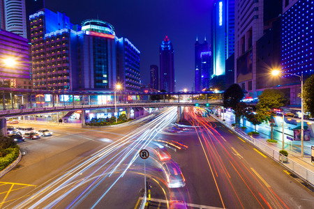 Big city trafficの写真素材