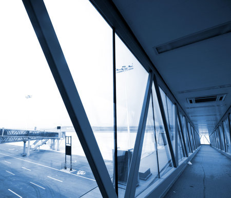 Shanghai airport gateの写真素材