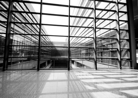 image of windows in morden office building
