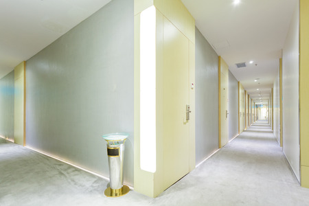 Corridor of hotelのeditorial素材