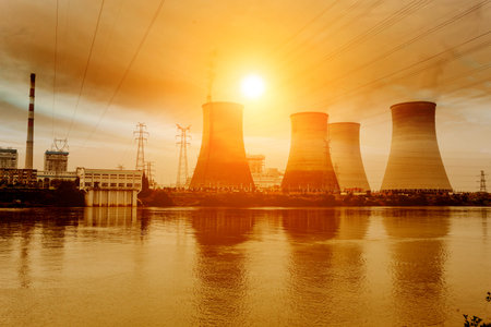Cooling tower of nuclear power plant Dukovany