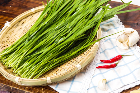 Leek vegetableの写真素材