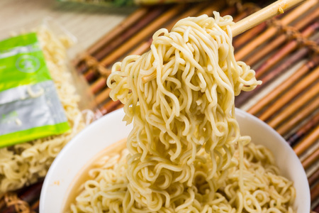 Instant noodlesの写真素材