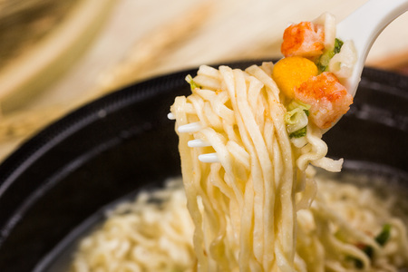 Instant noodlesの写真素材