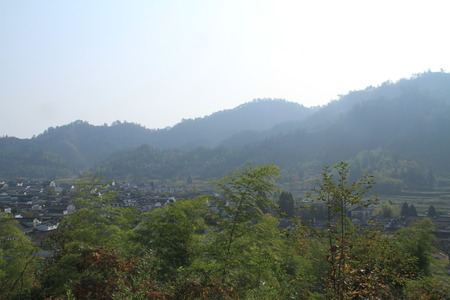 Scenic townの写真素材