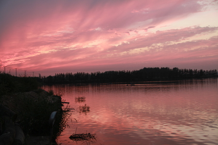 lake viewの写真素材