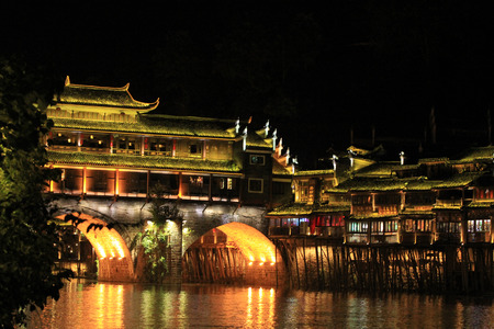 Fenghuang ancient townのeditorial素材