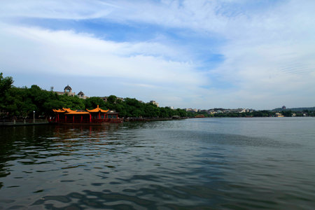 Hangzhou West Lakeの写真素材
