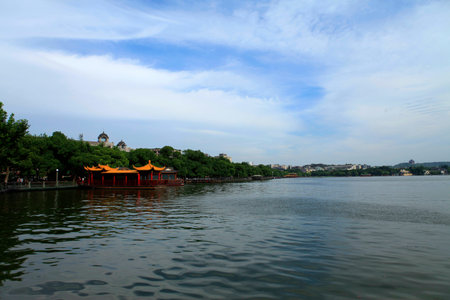 Hangzhou West Lakeの写真素材