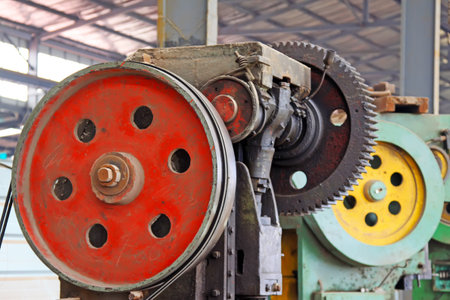 manufacturing machinery and equipment in a workshop 