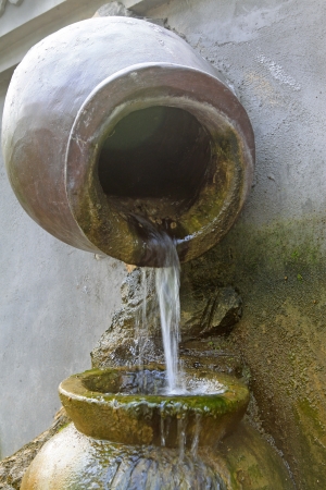 Water vat decorative landscape in the Leting modern agricultural parkの写真素材