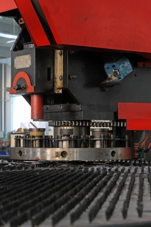 strip steel production equipment in a factory の写真素材