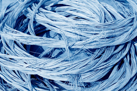 binding wire on the ground