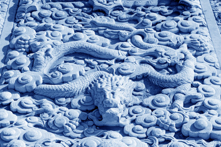 ZUNHUA - DECEMBER 15: The stone carving landscape architecture, in the Eastern Tombs of the Qing Dynasty, on december 15, 2013, ZunHua, hebei province, China. のeditorial素材