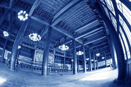 BEIJING - DECEMBER 22: The internal landscape architecture of the Imperial Ancestral Temple, on december 22, 2013, beijing, china.
 のeditorial素材
