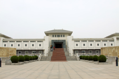 LETING COUNTY - APRIL 16: Li dazhao memorial building exterior, on April 16, 2014, Leting county, hebei province, China.  のeditorial素材