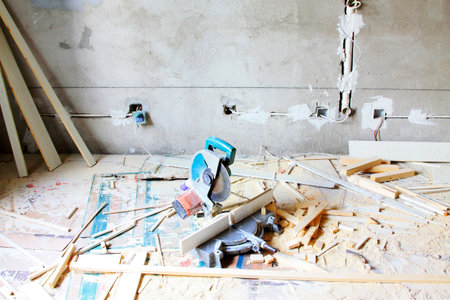 Indoor decoration cluttered scenes, closeup of photoのeditorial素材