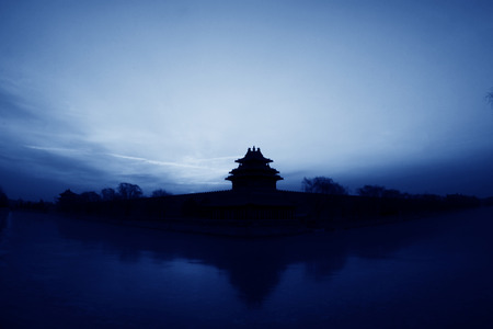 BEIJING - DECEMBER 22: The Northwest turrets of the Forbidden City on december 22, 2013, beijing, china.
のeditorial素材
