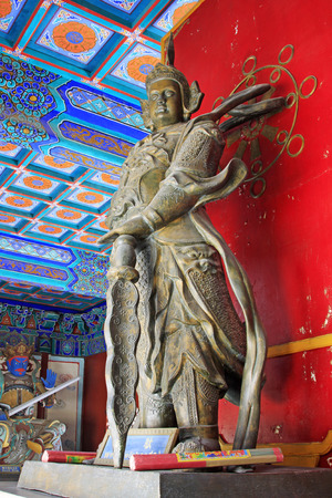 BEIJING - MAY 23: Buddhist WeiTuo statues in the Beihai Park, on may 23, 2014, Beijing, China
のeditorial素材