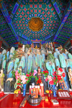 BEIJING - MAY 23: traditional Chinese architectural style palace interior landscape in the Beihai Park, on may 23, 2014, Beijing, China
のeditorial素材