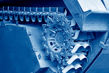 tanks transmission device, closeup of photo