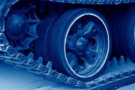 tanks transmission device, closeup of photo