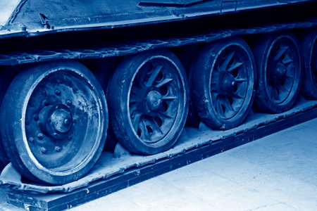 tanks transmission device, closeup of photoの写真素材