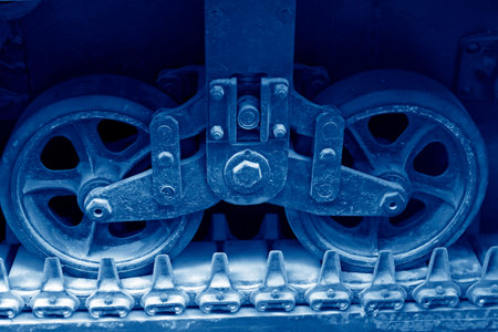 tanks transmission device, closeup of photo