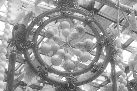 TANGSHAN CITY - FEBRUARY 6: The strange gourd crafts in the phoenix flower market, on february 6, 2014, Tangshan city, Hebei province, China.のeditorial素材