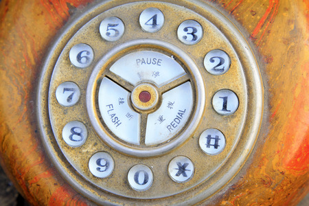 phone keys, closeup of photoの写真素材