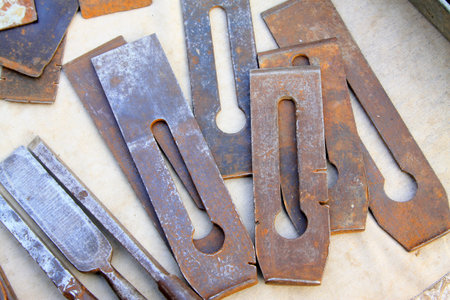 Close up to hardware tools