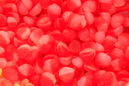 colorful candy jelly beans, closeup of photoの写真素材