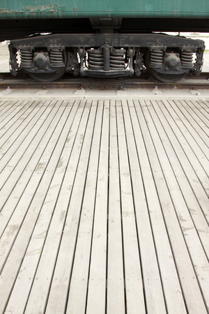 Steam locomotive wheel, closeup of photoのeditorial素材