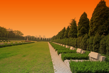 north China revolution war memorial and the tomb, shijiazhuang city, hebei province, Chinaのeditorial素材