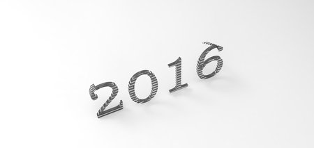 3D font in white background