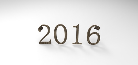 3D font in white backgroundの写真素材