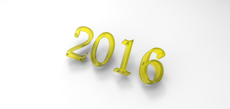 3D font in white background