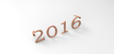 3D font in white background, computer generated images