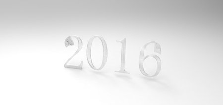 3d font in white background