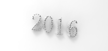 3D font in white background, computer generated imagesの写真素材