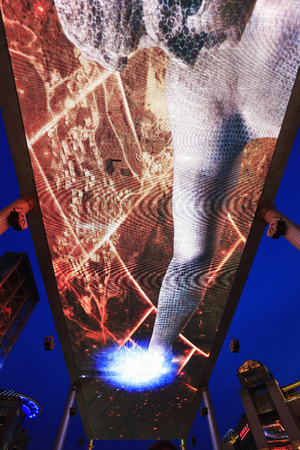 Beijing - May 8: Beijing city night scene, May 8, 2016, Chinaのeditorial素材