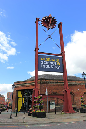 Manchester - July 27: mark in the museum of science and industry, on July 27, 2016, Manchester, England.のeditorial素材