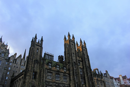 city building scenery, Edinburgh, UK.のeditorial素材