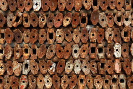 Oxidation rusty metal parts